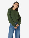 Noisy May Maysa Long Sleeve O Neck Knit - Kombu Green