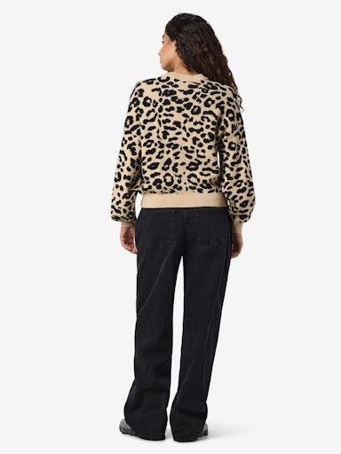 Noisy May Charlott Long Sleeve O Neck Knit - Nomad
