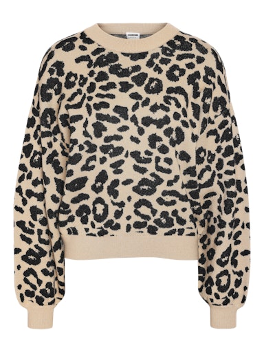 Noisy May Charlott Long Sleeve O Neck Knit - Nomad