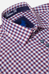 Benetti Nick Modern Fit Shirt  - Wine