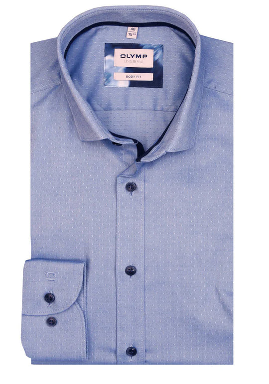 Olymp Body Fit Slim Shirt - Blue 2120/34/19