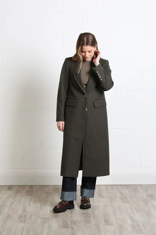 Rant & Rave Olivia Coat - Deep Moss