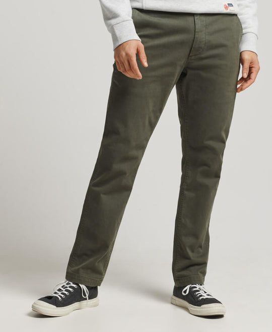 Superdry Officers Slim Chino - Surplus Goods Olive [Size 34/34]
