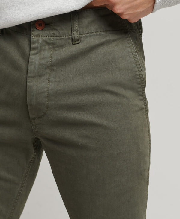 Superdry Officers Slim Chino - Surplus Goods Olive