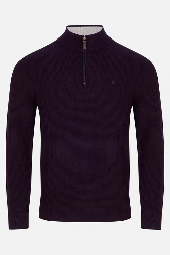 Benetti Oliver 1/4 Zip - Grape