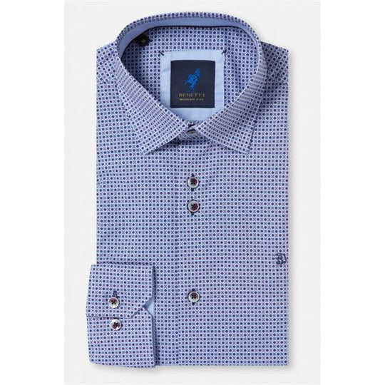 Benetti Maddison Modern Fit Shirt - Navy