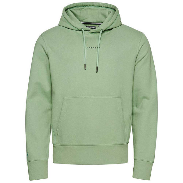 Superdry Code Surplus Logo Hood - Granite Green