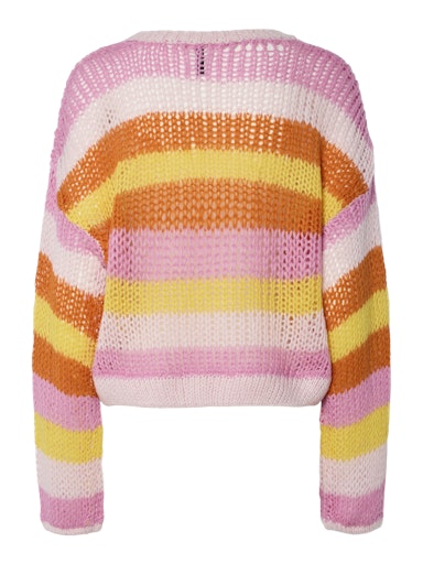 Pieces Hilje O-Neck Knit - Pink -a-boo