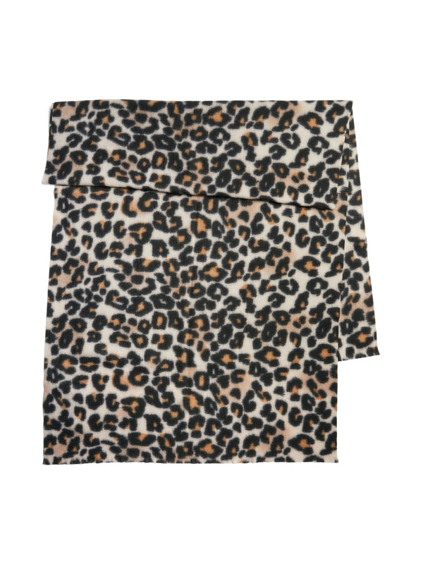 Pieces Norna Long Scarf - Black/Leo