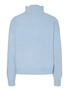 Piece Oree Long Sleeve Half Zip Knit - Cashmere Blue