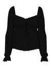 Piece Fay Long Sleeve Top - Black