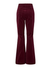Pieces Joya High Waist Flared Corduroy Denim Jeans - Tawny Port