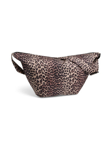 Pieces Amanda XL Bumbag - Black/ Leopard