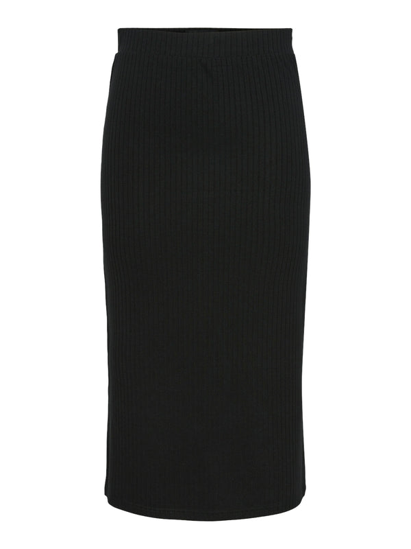 Pieces Kylie Midi Skirt - Black