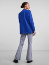 Pieces Bossy Long Sleeve Loose Blazer -  Mazarine Blue