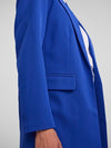 Pieces Bossy Long Sleeve Loose Blazer -  Mazarine Blue