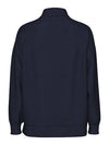 Pieces Chilli Long Sleeve Half Zip Sweat - Sky Captain