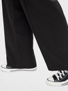 Pieces Bossy High Waist Wide Pants - Black