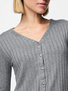 Pieces Iris Cardigan - Ultimate Grey