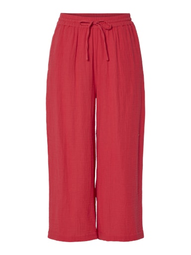 Pieces Sastina High Waist Culotte Pants -Lollipop