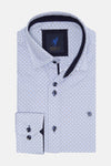 Benetti Porsche Modern Fit Long Sleeve Shirt - Blue