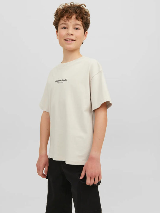 Jack & Jones Boys Vesterbro Tee - Moonbeam