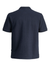 Jack & Jones Cameron Short Sleeve Zip Polo - Seabourne