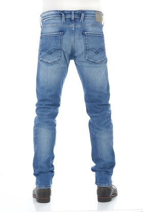 Replay Anbass Slim Fit Jeans - Mid Blue Power M914.000.261C39.009