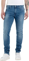 Replay Anbass Slim Fit Jeans - Mid Blue Power M914.000.261C39.009