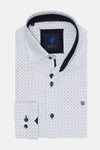 Benetti Rover Modern Fit Long Sleeve Shirt - Navy