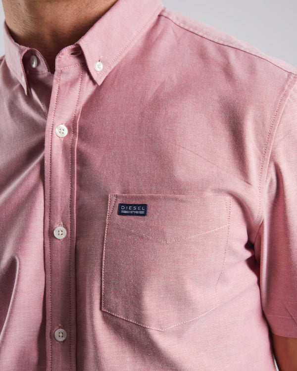 Diesel Ryan Oxford Shirt - Faded Rose