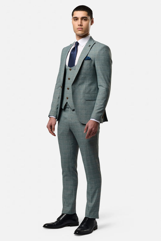 Benetti Travis Scott 3 Piece Suit - Sage