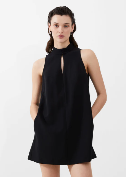 French Connection Echo Sleeveless Keyhole Dress - 71WFV