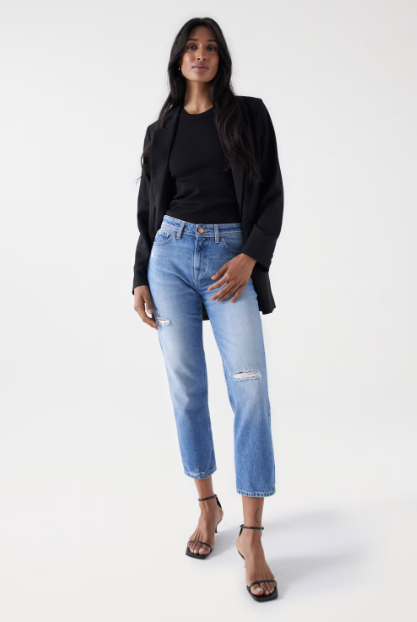 Salsa True High Rise Cropped Slim Leg - 21008083