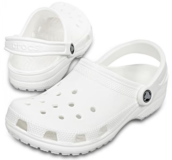 Crocs Classic White Clog - 10001-100