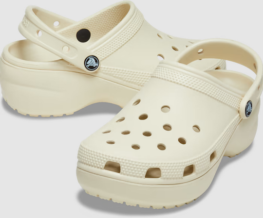 Crocs Classic Platform Clog Bone - 206750-2Y2