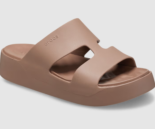 Crocs Getaway Platform H Strap Latte - 209409-2Q9