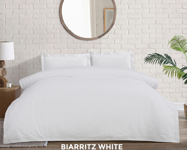 Atlantic Linen Duvet Set - Bourdon Blarritz White