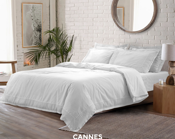 Atlantic Linen Duvet Set - Cannes Seersucker