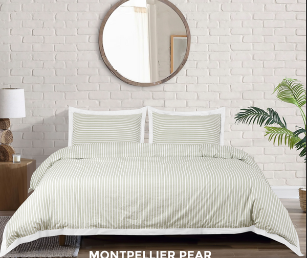 Atlantic Linen Duvet Set - Montpellier Pear