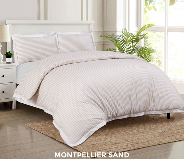 Atlantic Linen Duvet Set - Montpellier Sand