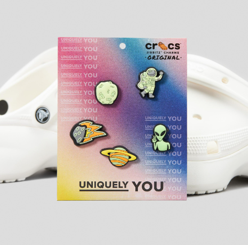 Crocs Jibbitz Charms 5 Pack - Out Of Space