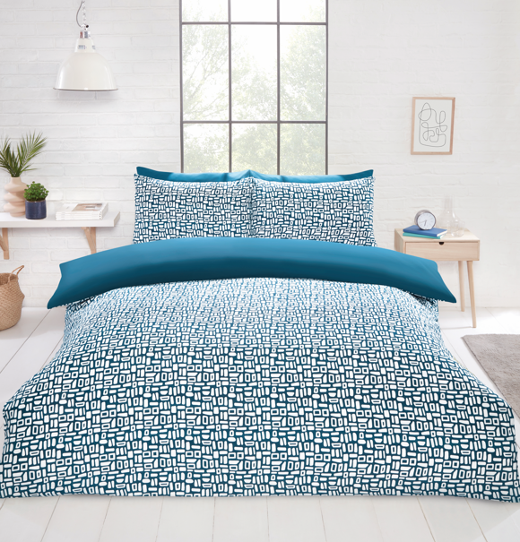 Right Choice Pebble Beach Duvet Set - Blue