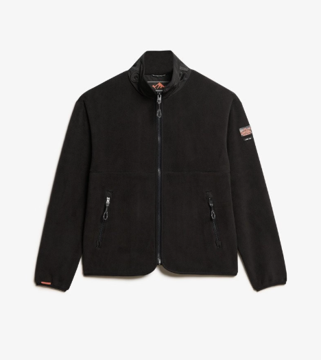 Superdry Active Full Zip Fleece - Black