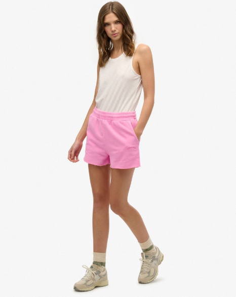 Superdry Essential Logo Shorts - Lilac Chiffon