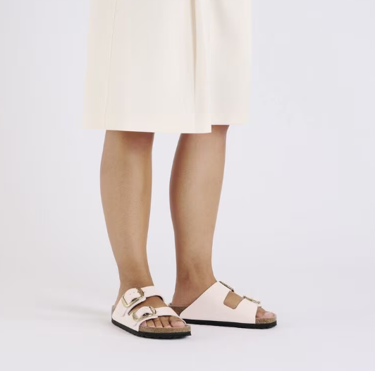 Birkenstock Arizona Big Buckle Patent - High Shine Light Rose