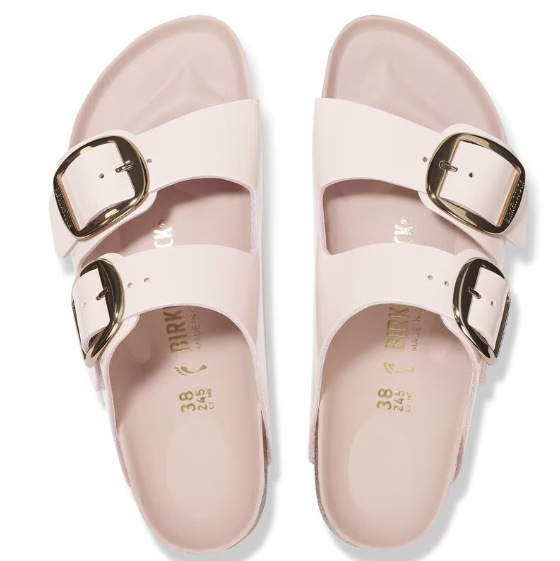 Birkenstock Arizona Big Buckle Patent - High Shine Light Rose