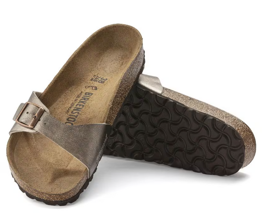 Birkenstock Madrid Birko-Flor Narrow Fit - Graceful Taupe