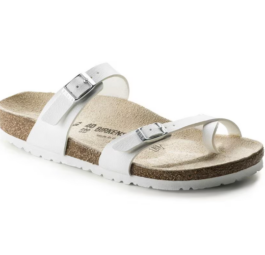 Birkenstock Mayari Birko-Flor Regular Fit - White 0071051 [Size 39/5.5]