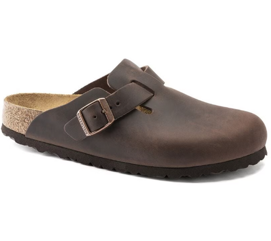 Birkenstock Boston Natural Leather Oiled - Habana 0860131